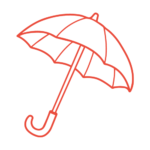 umbrella logo for tee corley travels